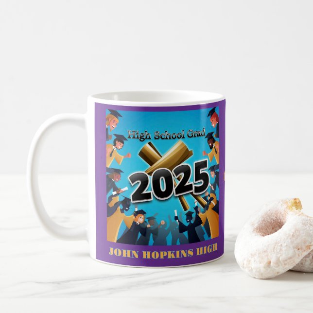 " GRADS 2025 " KAFFEETASSE (Mit Donut)