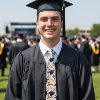 Grads Caps And Diplomas  Krawatte