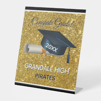 Grads! Fun, Custom Graduation Party Sockelschild