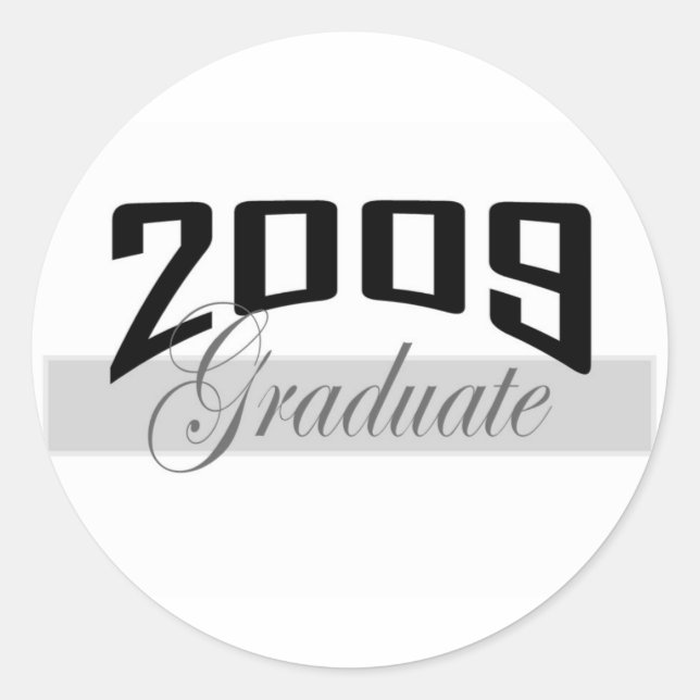 Graduate 2009 Aufkleber (Vorderseite)