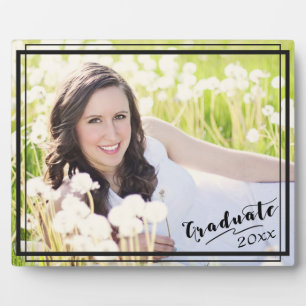 Graduate 8x10 Foto Horizontale schwarze Grenze Fotoplatte