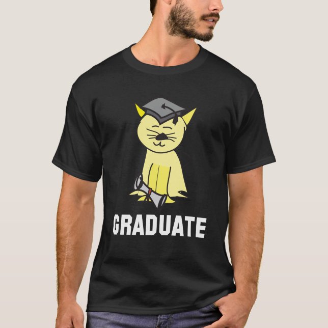 Graduate Abschluss T - Shirt (Vorderseite)