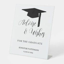 Graduate Advise & Wishes Graduation  Sockelschild