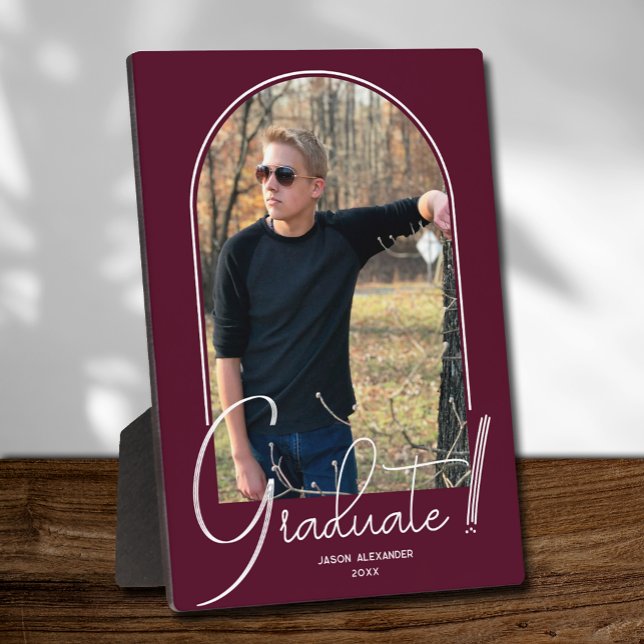 Graduate Arch Foto Burgundy Fotoplatte (Von Creator hochgeladen)