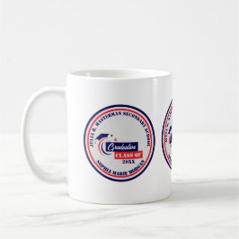 Graduate Blue White Abschluss Classic Kaffeetasse