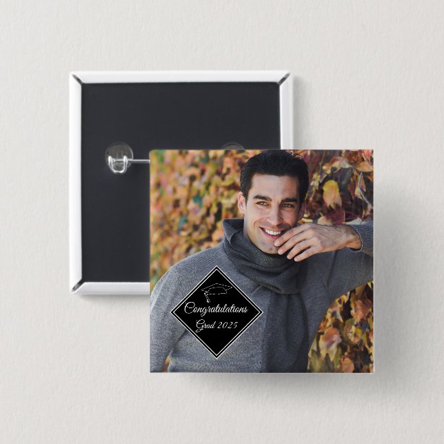 Graduate Button Button (Vorne & Hinten)