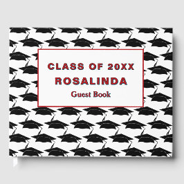Graduate Cap Abschluss Senior Class Gästebuch