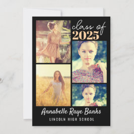 Graduate Class of 2025 Printable Einladung