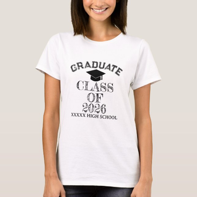 Graduate Class Of 2026 T-Shirt (Vorderseite)