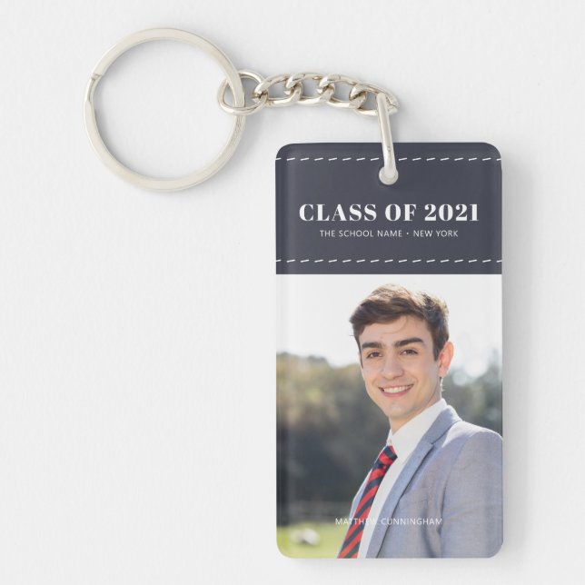 Graduate Class of 20XX Stitch Photo Graduation (Devant)