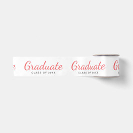 Graduate Class of Simple Modern Abschluss Satinband