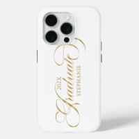 Graduate Elegant Gold Script Typografie