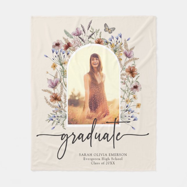 Graduate Fleece Blanket (Vorderseite)