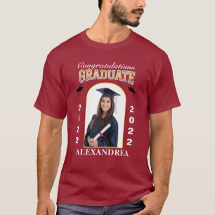 Graduate Foto Abschluss Herzlichen Glückwunsch  T-Shirt