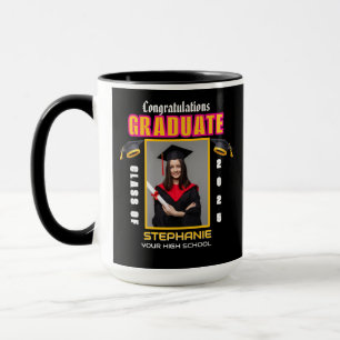 Graduate Foto Abschluss Herzlichen Glückwunsch Tasse