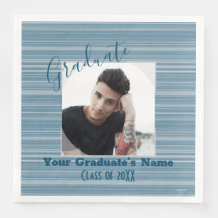 Graduate Foto Dinner Napkins - HAMbyWG Serviette