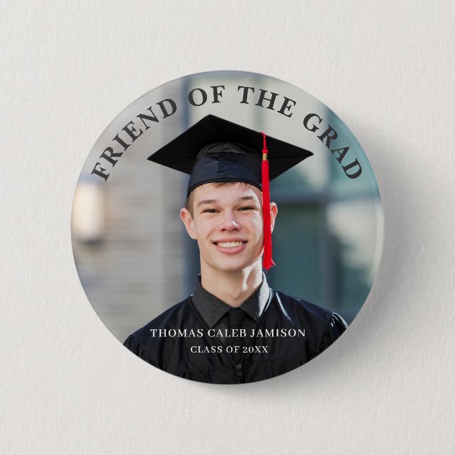 Graduate Foto Friend of the Grad Button (Vorderseite)