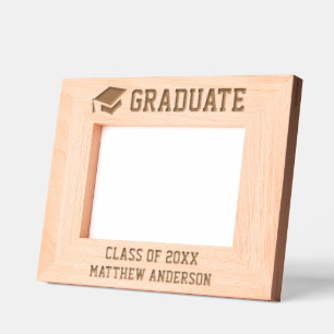 Graduate Foto Geätzte Rahmen