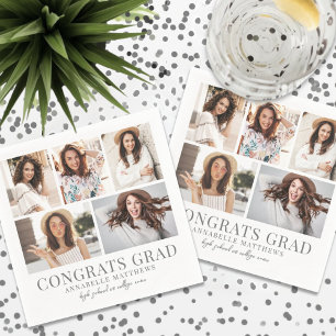 Graduate Foto Graduation Party Serviette