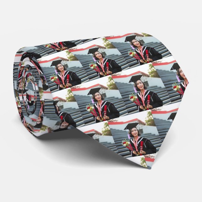 Graduate Foto Krawatte (Gerollt)