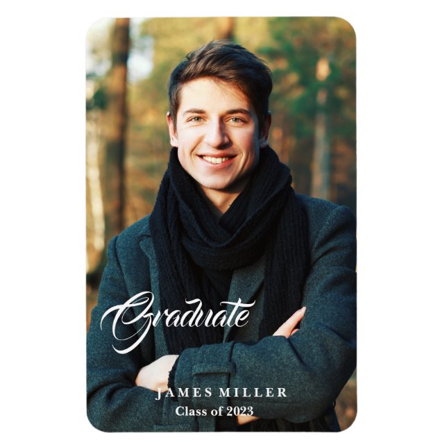 Graduate Foto Magnet (Vertikal)