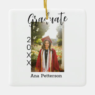 Graduate Foto Moderne Klassik hinzufügen Jahrname  Keramikornament