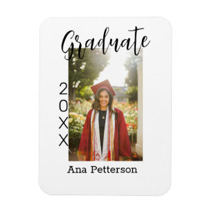 Graduate Foto Moderne Klassik hinzufügen Jahrname Magnet