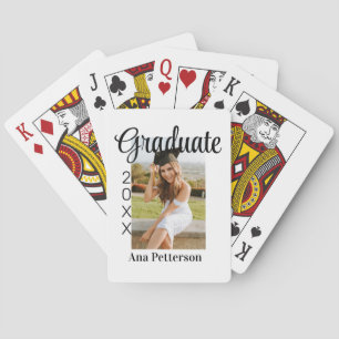 Graduate Foto Moderne Klassik hinzufügen Jahrname  Spielkarten