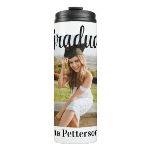 Graduate Foto Moderne Klassik hinzufügen Jahrname Thermosbecher