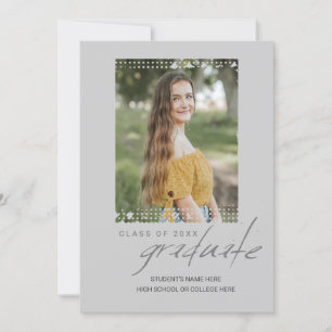 Graduate Foto Open House Einladung