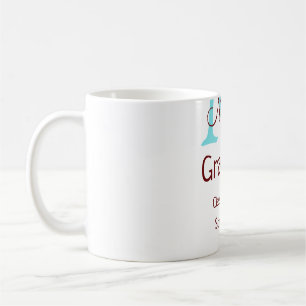 Graduate fügen Name monogram grün pink einfache Mi Kaffeetasse