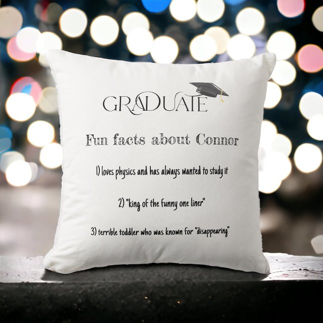 Graduate Fun Fakes Graduation Cap Kissen (Von Creator hochgeladen)