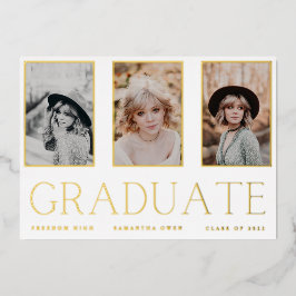 GRADUATE Gold Foil Foil Frames Ankündigung
