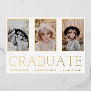 GRADUATE Gold Foil Foil Frames Ankündigung