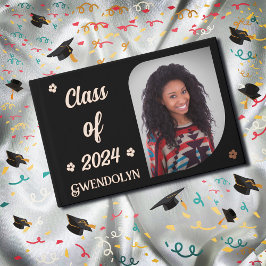 Graduate Grad Foto Abschluss Gold Gästebuch