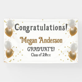 Graduate Gratulationen Banner mit Namen