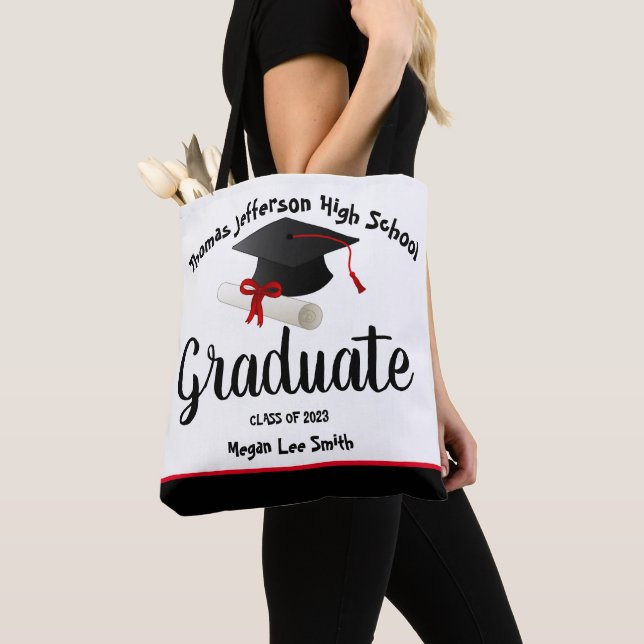 Graduate Hat Tassel & Scroll Tasche (Von Nahem)