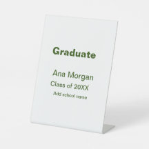 Graduate hinzufügen Namen Schule Namen Klasse von 