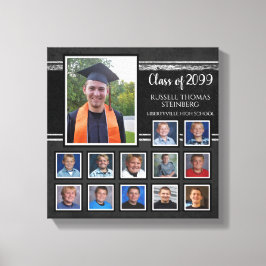 Graduate K-12 Foto Collage Keepake Leinwanddruck