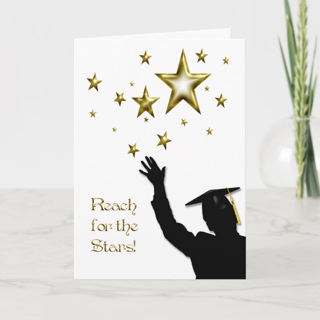Graduate Male Stars Karte (Vorderseite)