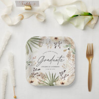 Graduate moderne Pampas Gras Blätter elegant chic