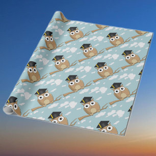Graduate Owl Geschenkpapier