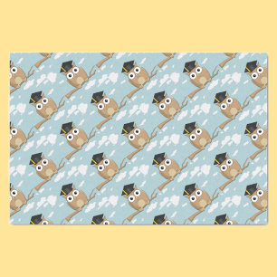Graduate Owl Seidenpapier