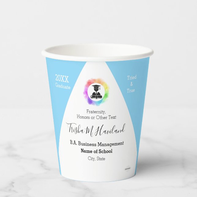 Graduate Paper Cups - HAMbyWhiteGlove Paper Cups Pappbecher (Vorderseite)
