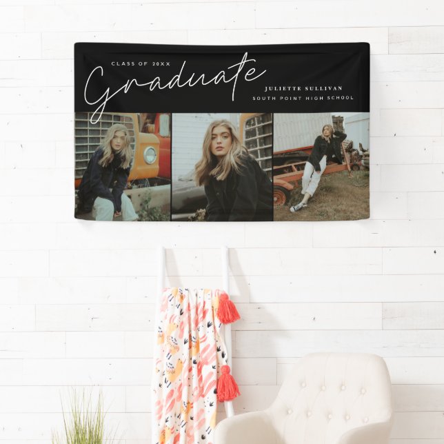 Graduate-Script-Graduierung Partei 3 Foto-Banner Banner (Insitu)