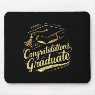 Graduate Sie haben es gemacht Cl of 2024 Abschluss Mousepad