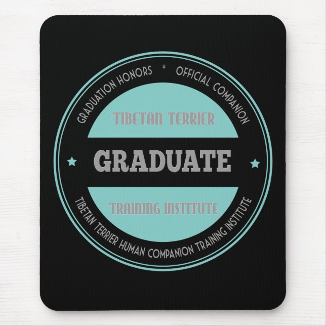Graduate TTTraining Institute Tiffany Blue Mousepad (Vorne)