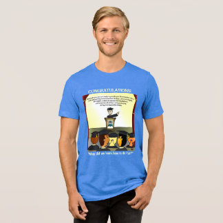 Graduates Blue Tri-Blend Shirt