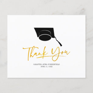 Graduation 2024 Carte de remerciements personnalis