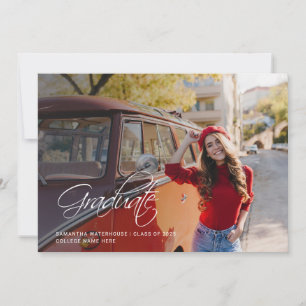 Graduation 2025 Moderne Photos Faire-part